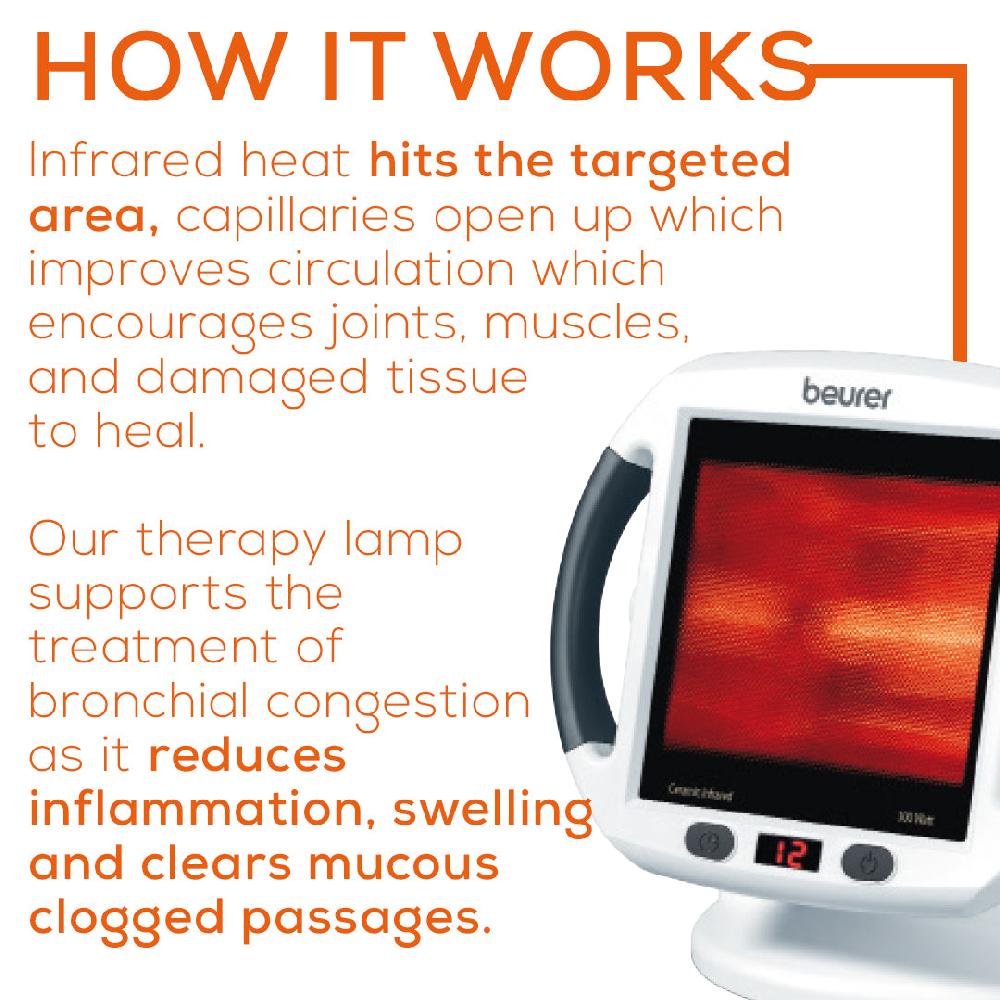 Beurer Infrared Heat Lamp IL51 With Adjustable Timer | Beurer