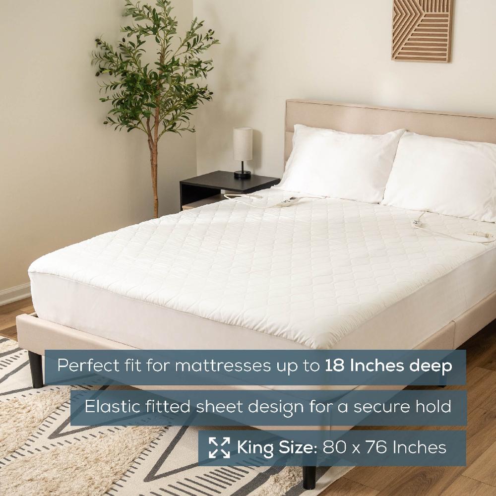 Beurer King Heated Mattress Pad | Electric Under Blanket | Beurer