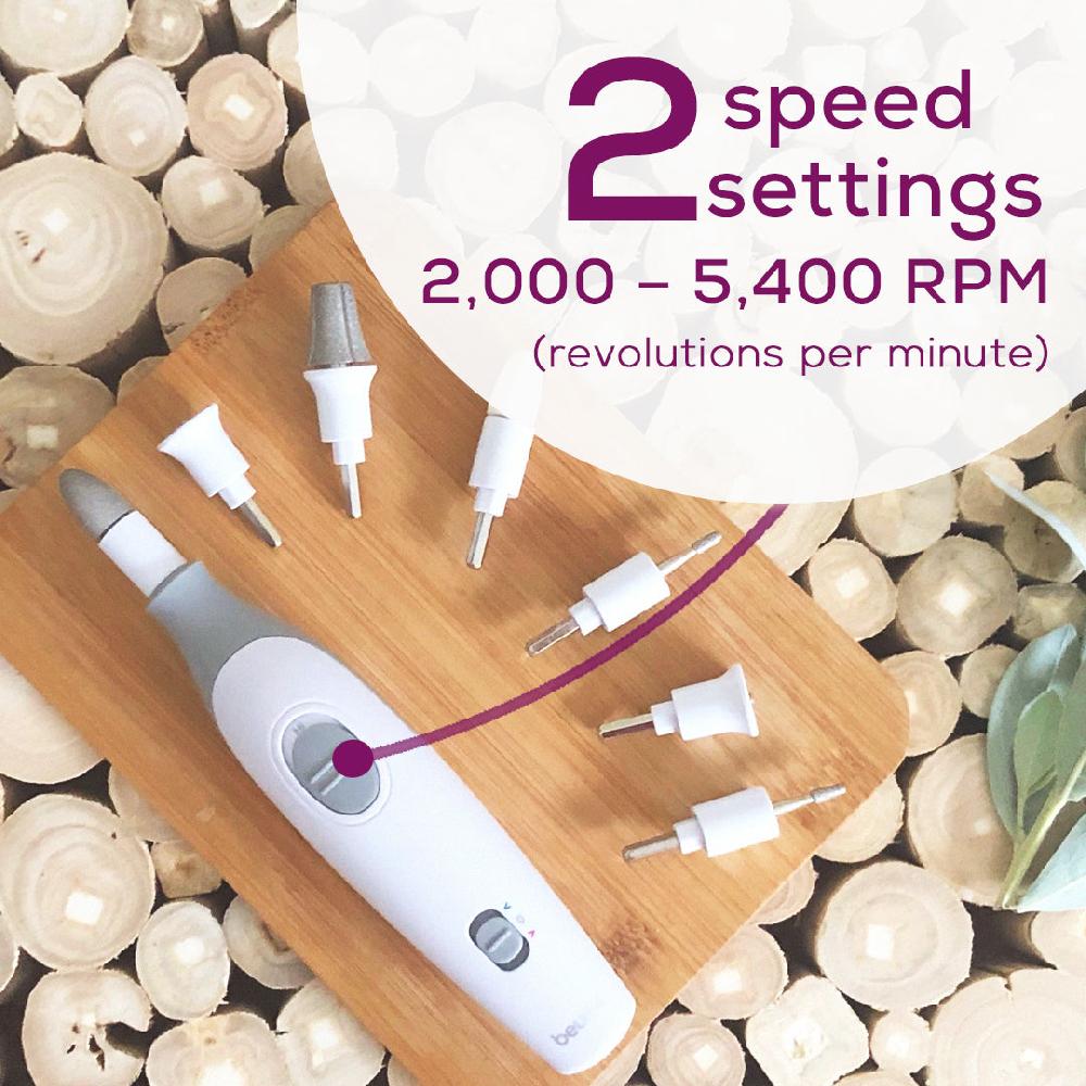 Beurer Nail Drill Kit MP32 For Manicure & Pedicure -10 Piece| Beurer
