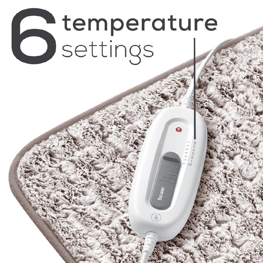 Beurer Nordic Lux Faux Fur Extra Large Heating Pad UHP26N | Beurer
