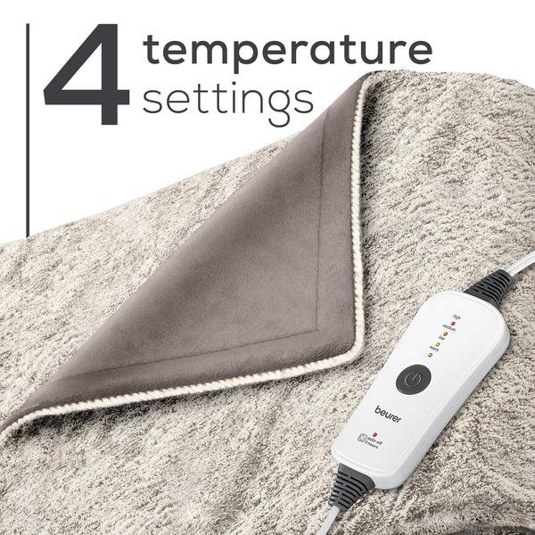 Beurer Nordic Lux Faux Fur Heated Electric Blanket HD71N