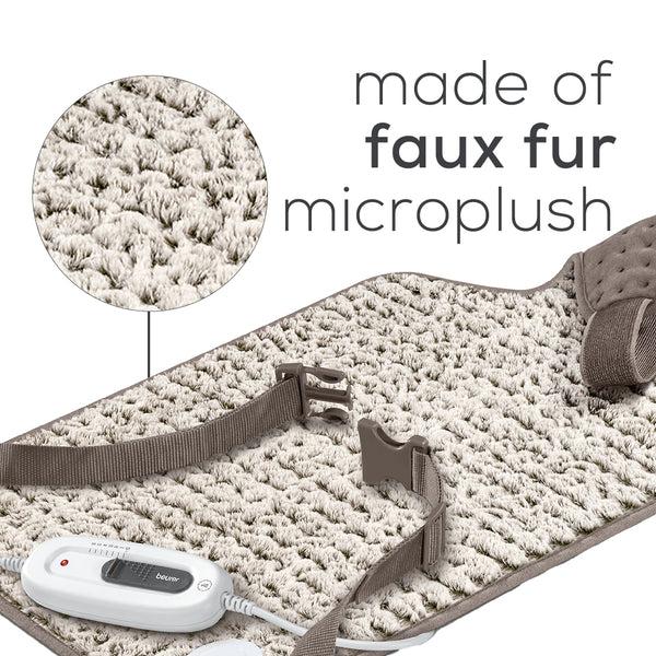 Beurer Nordic Lux Faux Fur Neck And Back Heating Pad UHP53N