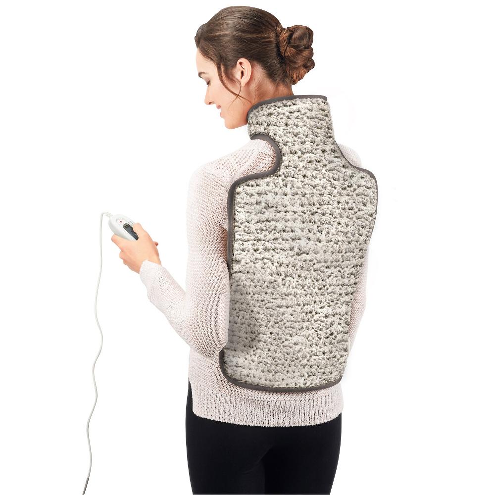 beurer Nordic Lux Faux Fur Neck and Back Heating Pad UHP53N