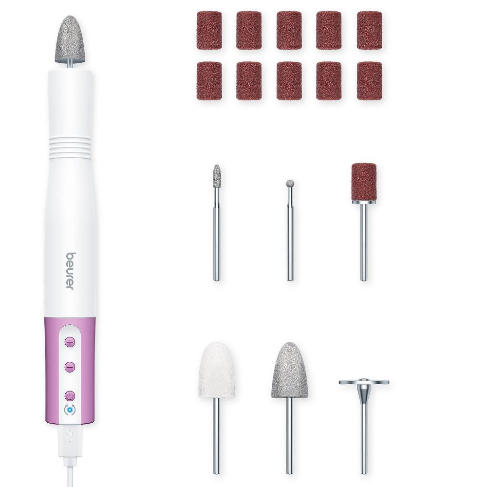 beurer Portable Nail Kit for Professional Mani and Pedis MP52