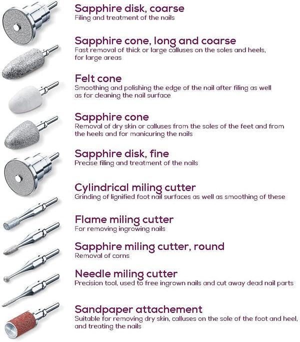 Beurer Sapphire Disc Coarse Replacement Attachment For MP62 MP62-I (1 Piece)