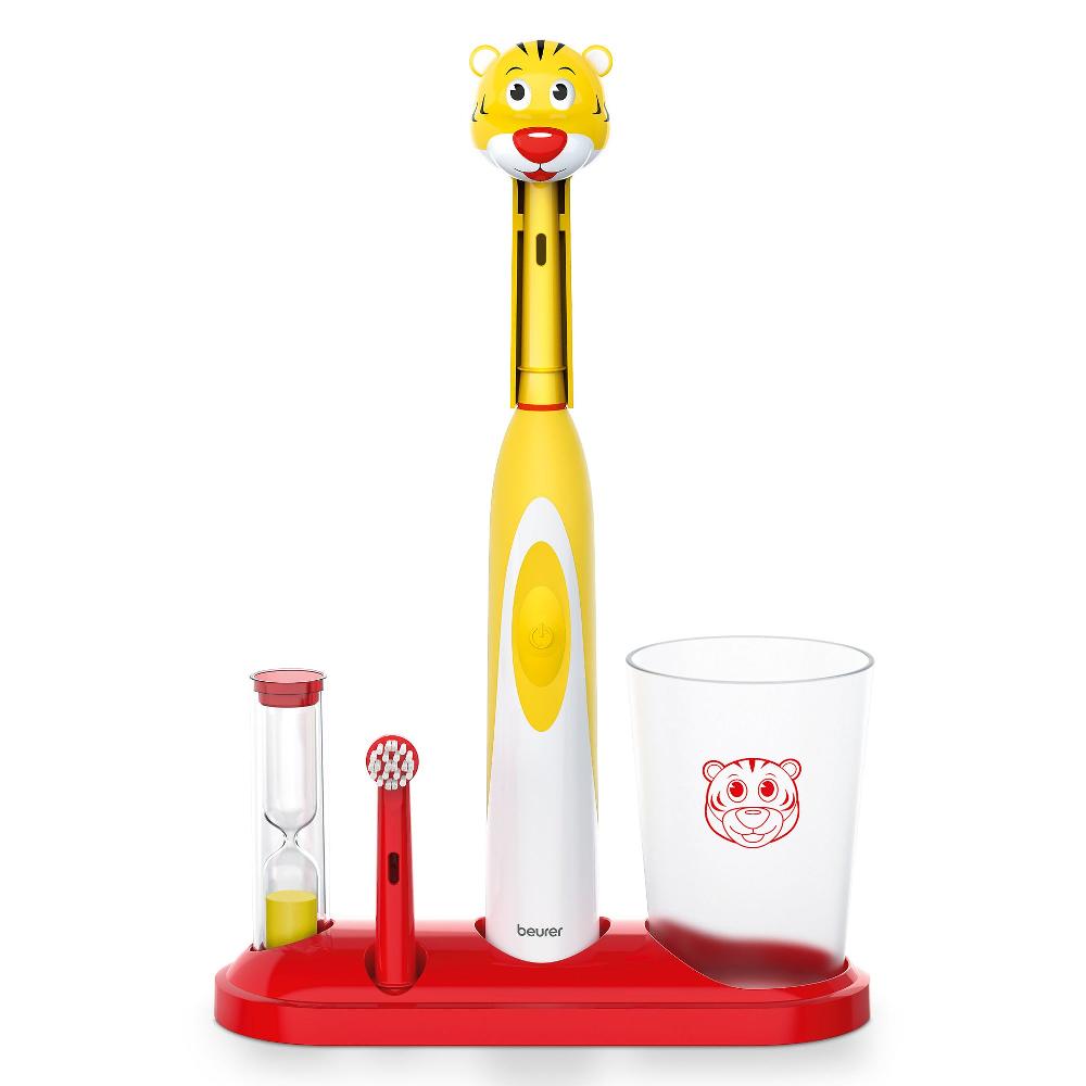 beurer Theo the Tiger Electric Toothbrush Set for Kids TB10T