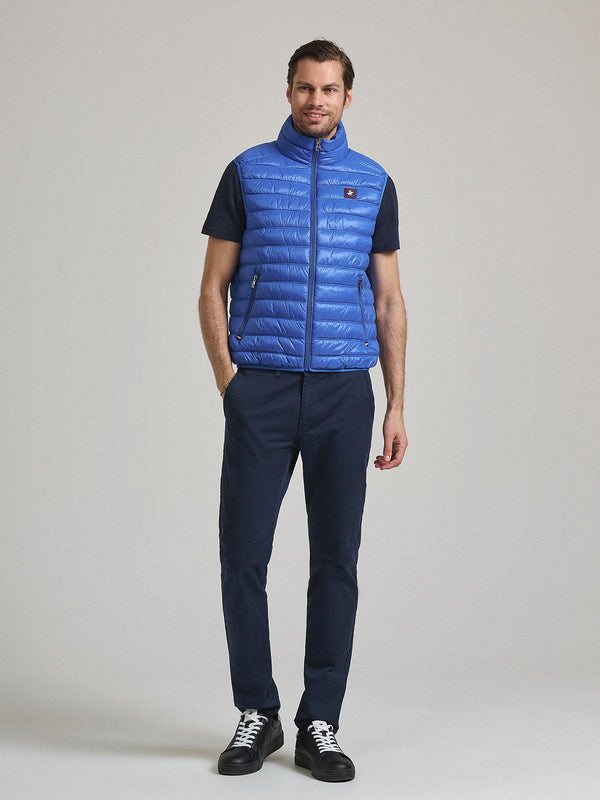 Beverly Hills Polo Club BADGE LOGO GILET IMPERIAL BLUE