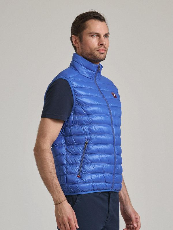 Beverly Hills Polo Club BADGE LOGO GILET IMPERIAL BLUE