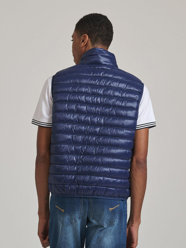 Beverly Hills Polo Club BADGE LOGO GILET DARK NAVY
