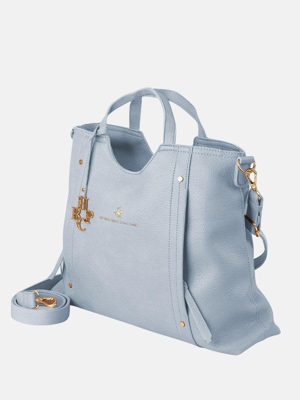 Beverly Hills Polo Club BHPC TOTE BAG AZZURRO BLUE