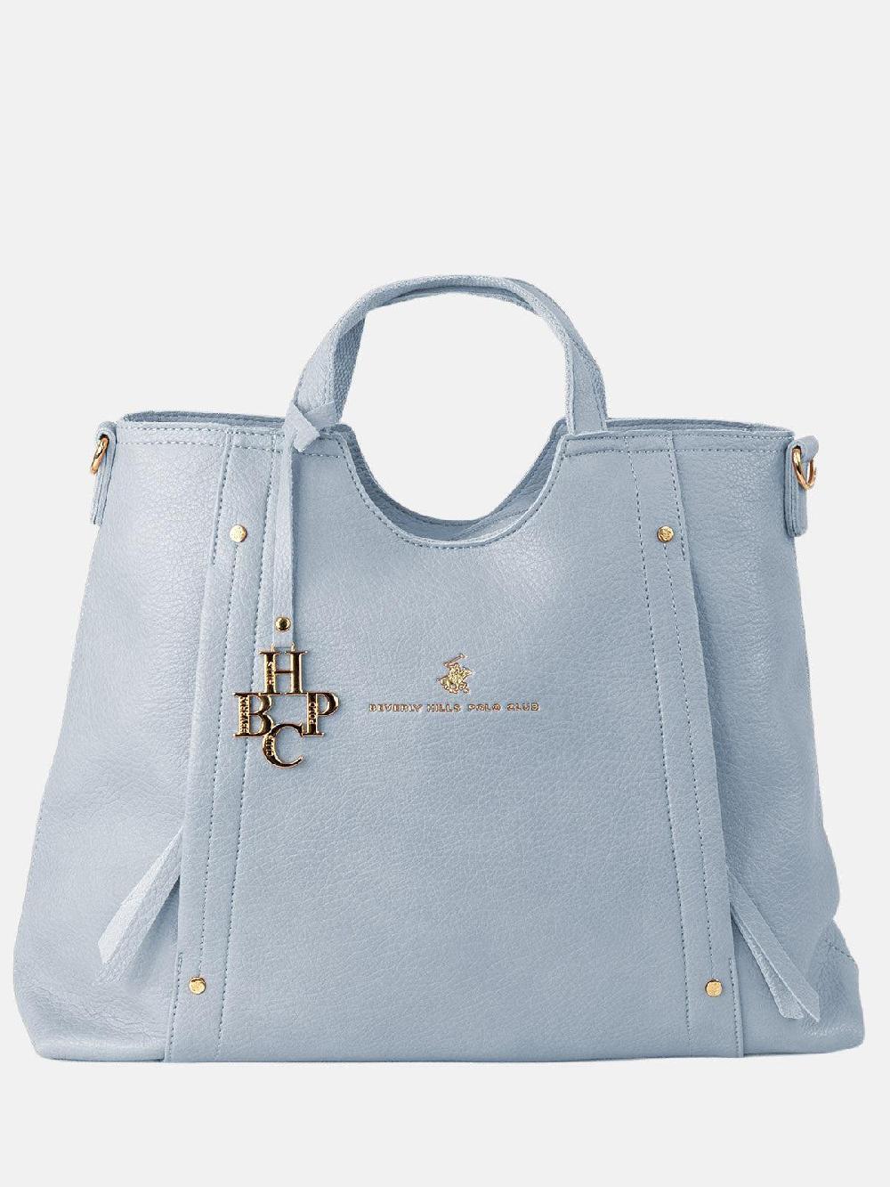 beverly hills polo club BHPC TOTE BAG AZZURRO BLUE