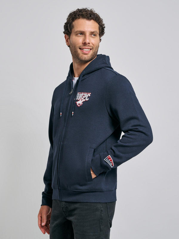 Beverly Hills Polo Club BHPC ZIP HOODIE NAVY