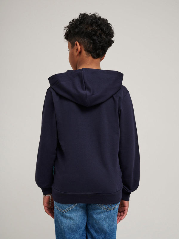 Beverly Hills Polo Club BLOCK LOGO HOODIE NAVY