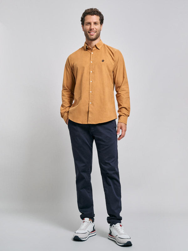 Beverly Hills Polo Club CORDUROY SHIRT CAMEL