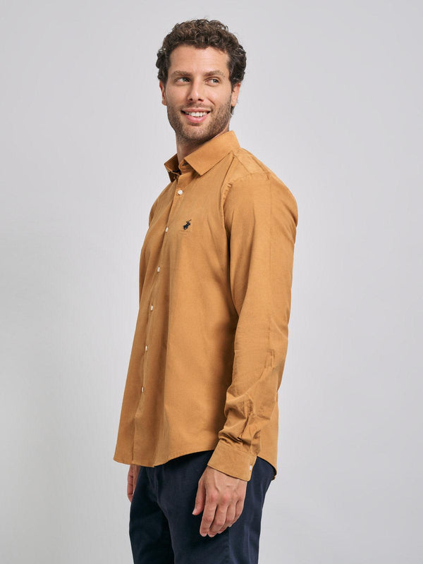 Beverly Hills Polo Club CORDUROY SHIRT CAMEL