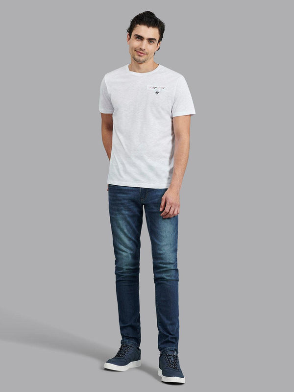 Beverly Hills Polo Club FALSE POCKET T-SHIRT WHITE