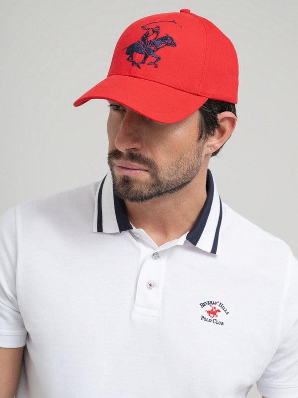 Beverly Hills Polo Club ICON BASEBALL CAP RED