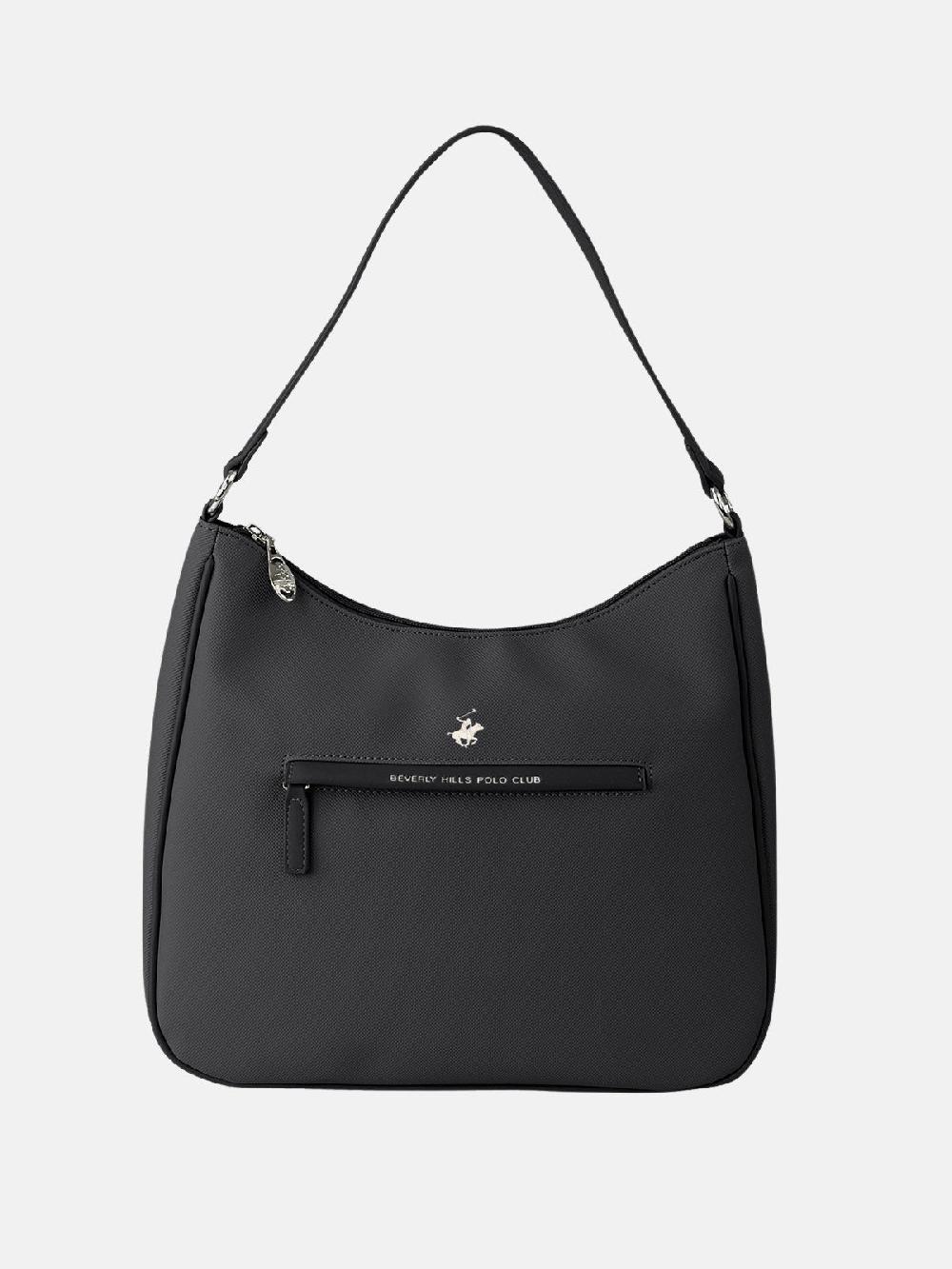 beverly hills polo club MODERN SHOULDER BAG BLACK