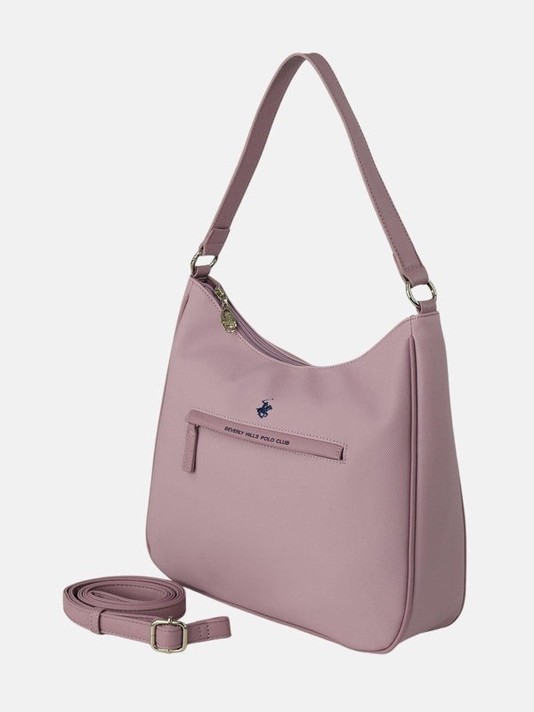 Beverly Hills Polo Club MODERN SHOULDER BAG LILAC