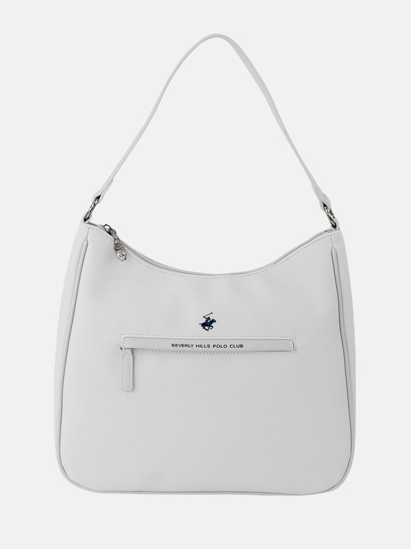 Beverly Hills Polo Club MODERN SHOULDER BAG WHITE