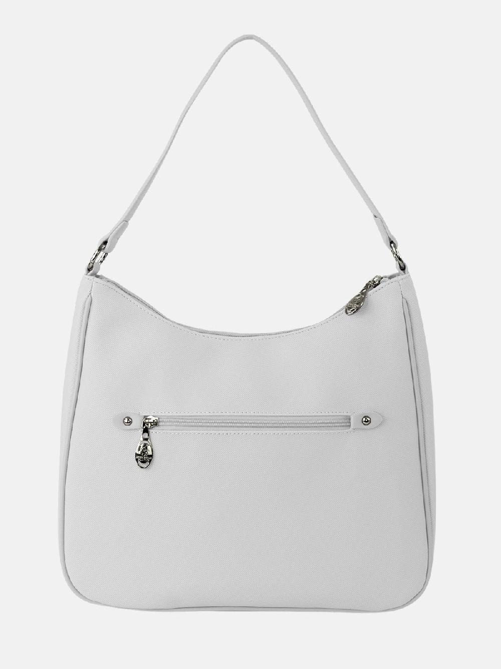 beverly hills polo club MODERN SHOULDER BAG WHITE