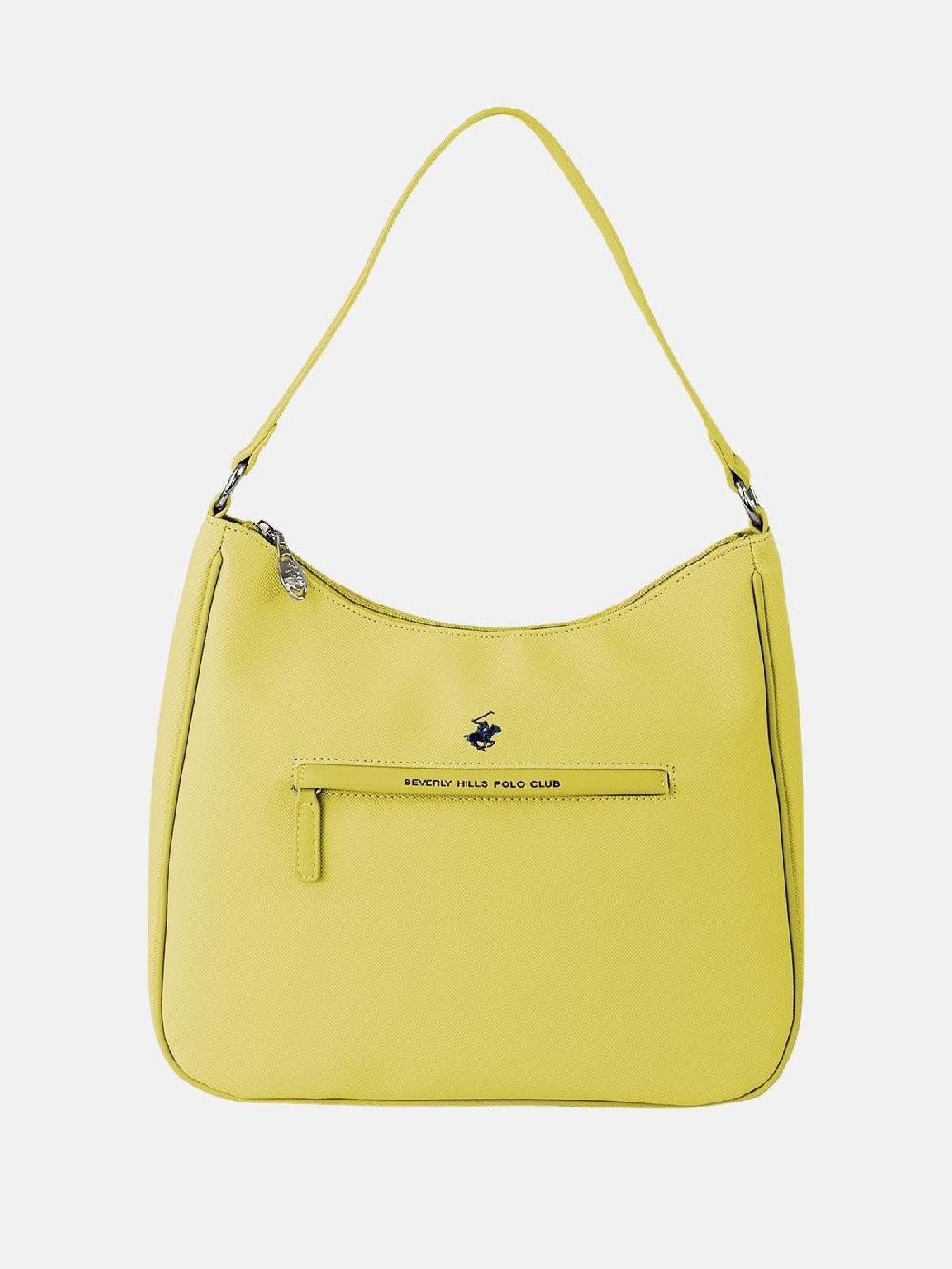 beverly hills polo club MODERN SHOULDER BAG YELLOW