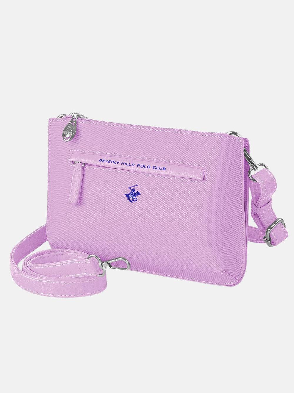 beverly hills polo club MODERN SLING BAG LILAC