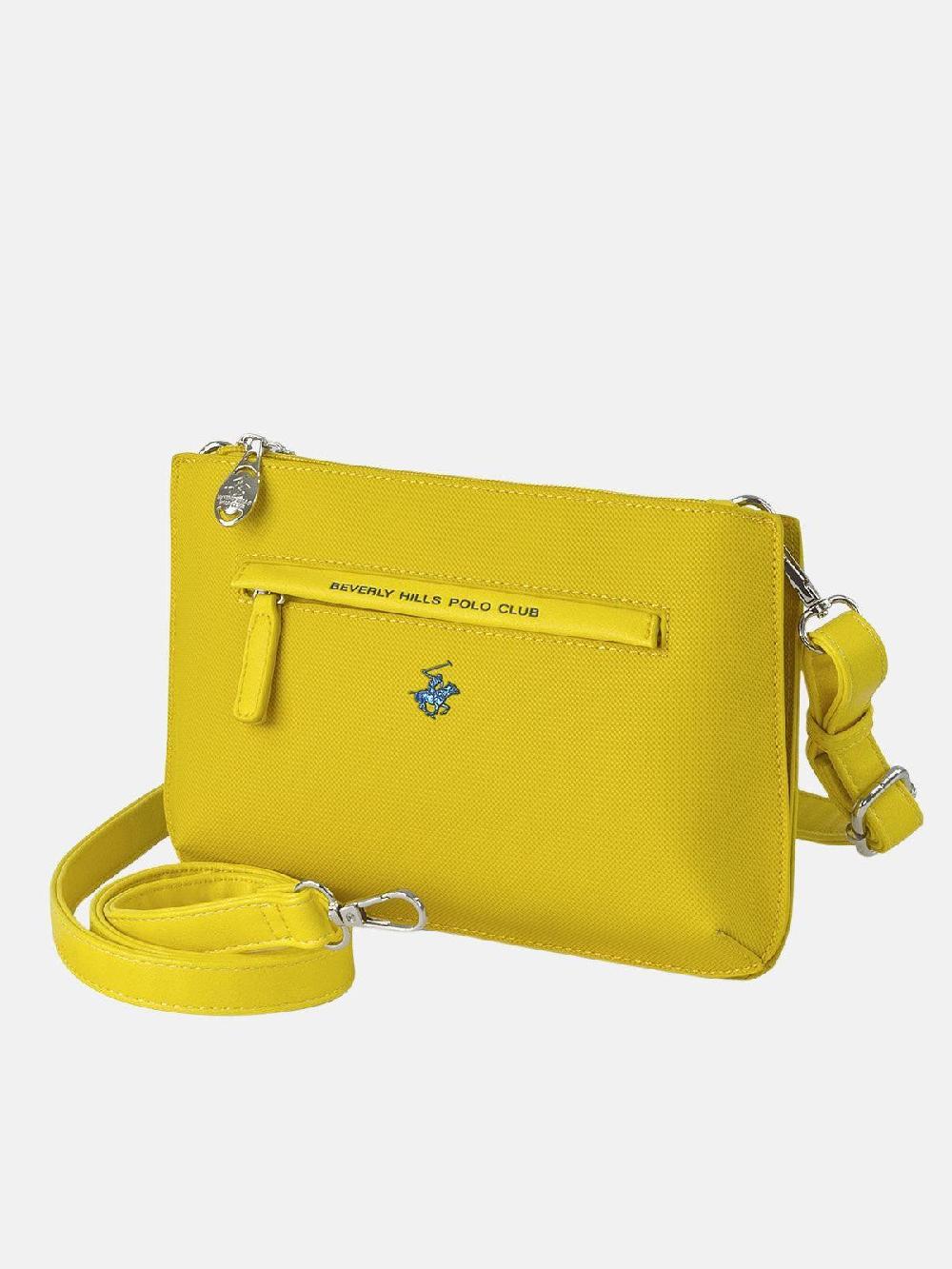 beverly hills polo club MODERN SLING BAG YELLOW