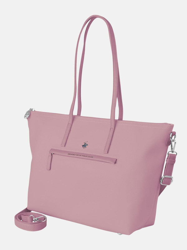 Beverly Hills Polo Club MODERN TOTE BAG LILAC
