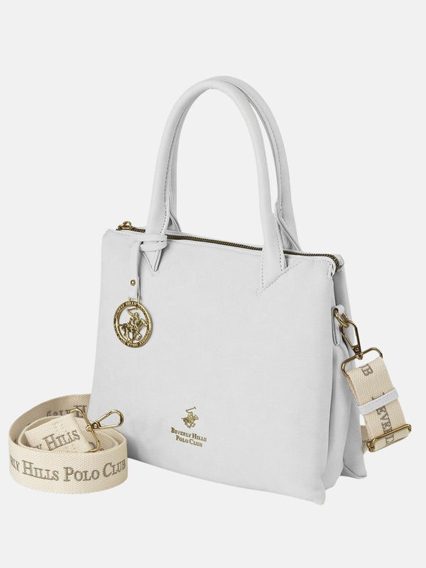 Beverly Hills Polo Club PENDANT HAND BAG WHITE