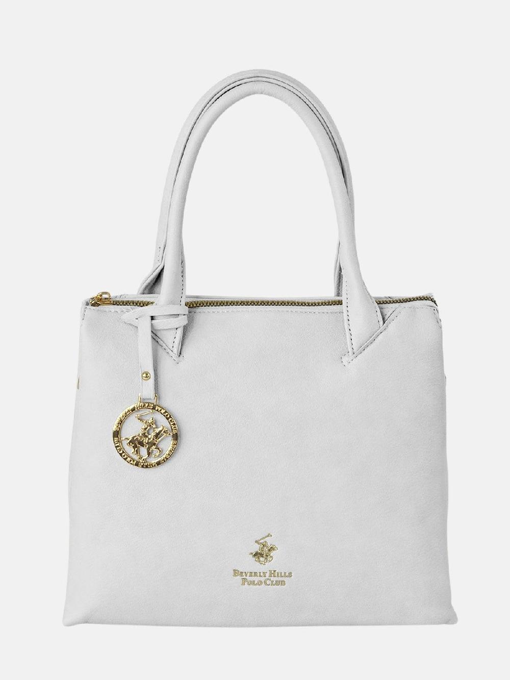 beverly hills polo club PENDANT HAND BAG WHITE