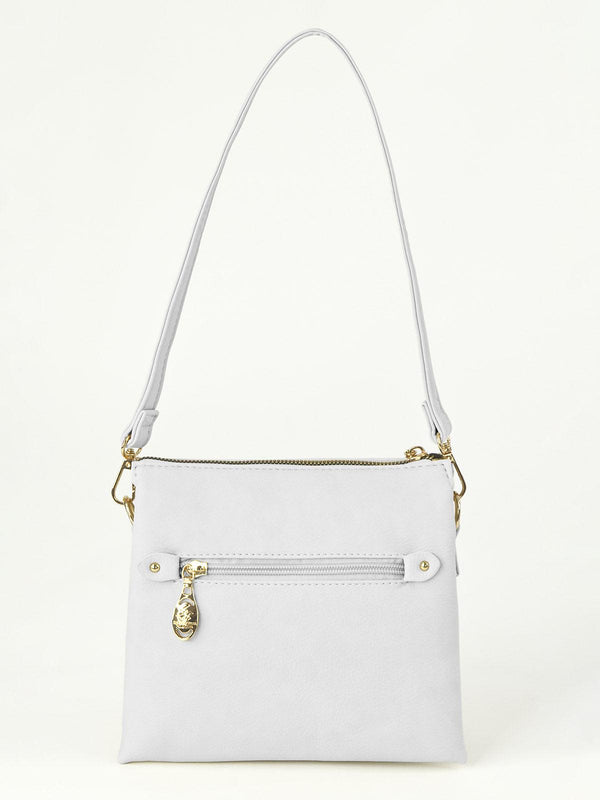 Beverly Hills Polo Club PENDANT SHOULDER BAG WHITE