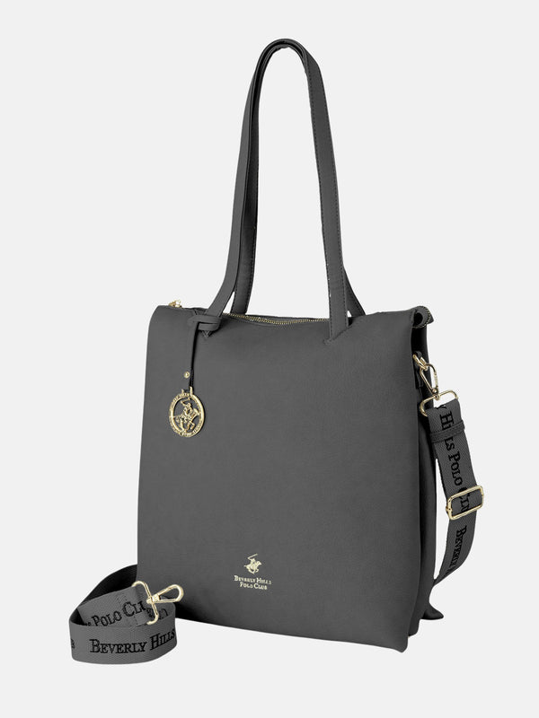 Beverly Hills Polo Club PENDANT TOTE BAG BLACK