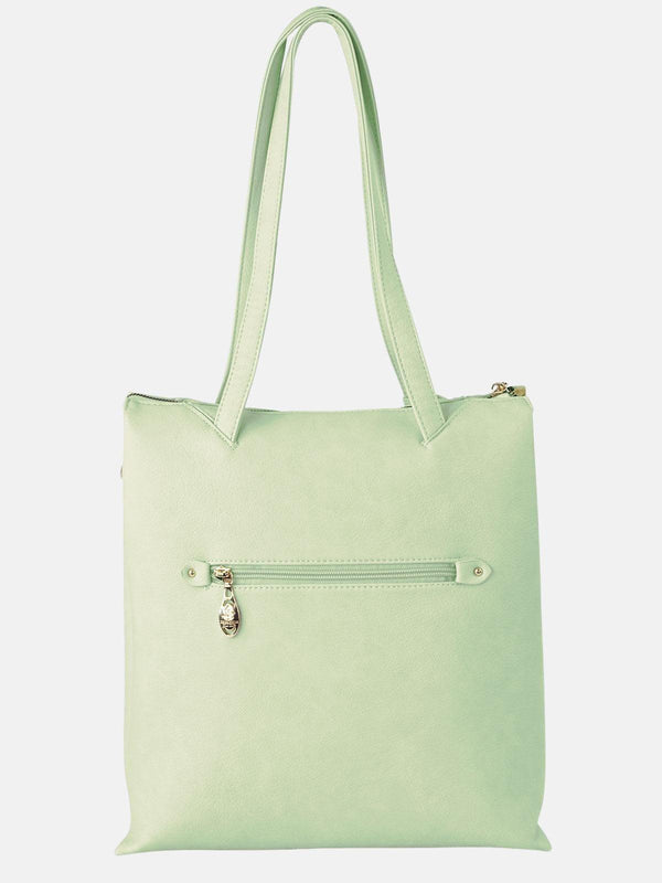 Beverly Hills Polo Club PENDANT TOTE BAG PISTACHIO