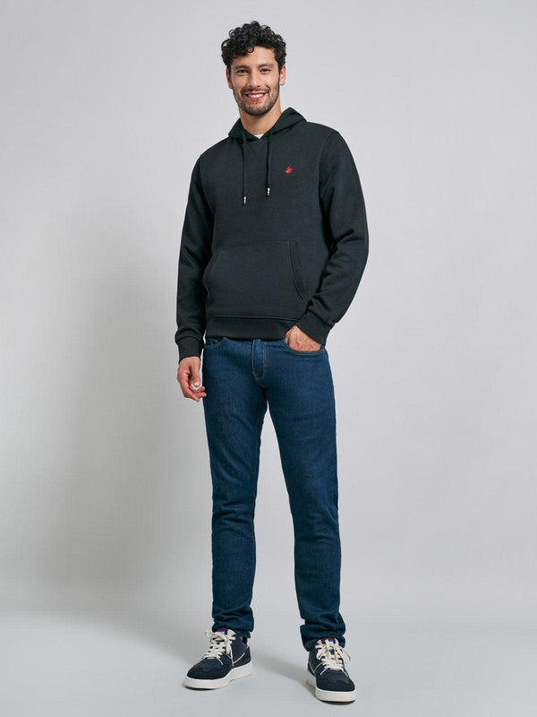 Beverly Hills Polo Club POLO PONY HOODIE BLACK