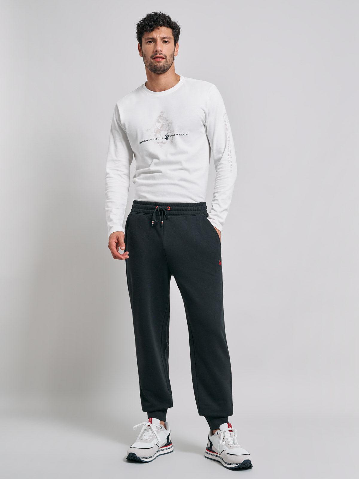 beverly hills polo club POLO PONY JOGGERS BLACK