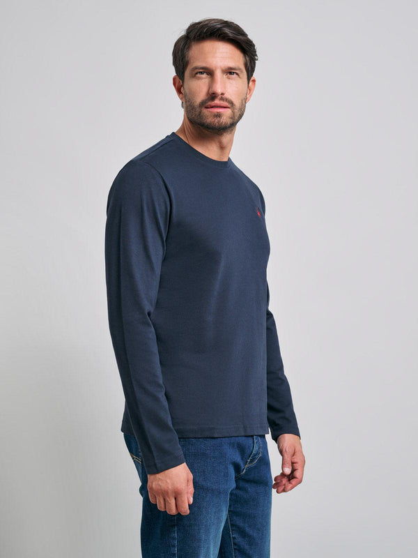 Beverly Hills Polo Club POLO PONY LS T-SHIRT NAVY