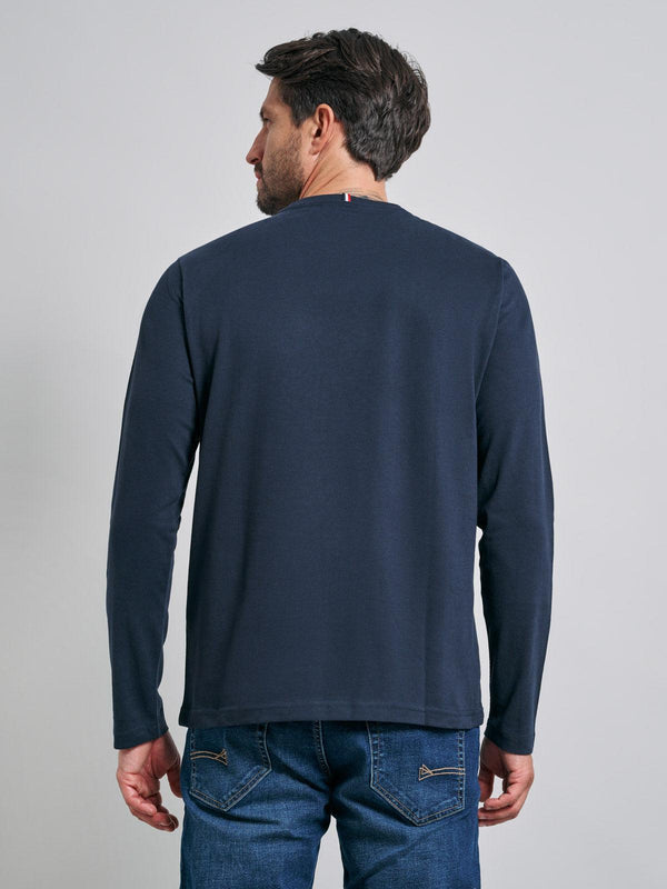 Beverly Hills Polo Club POLO PONY LS T-SHIRT NAVY