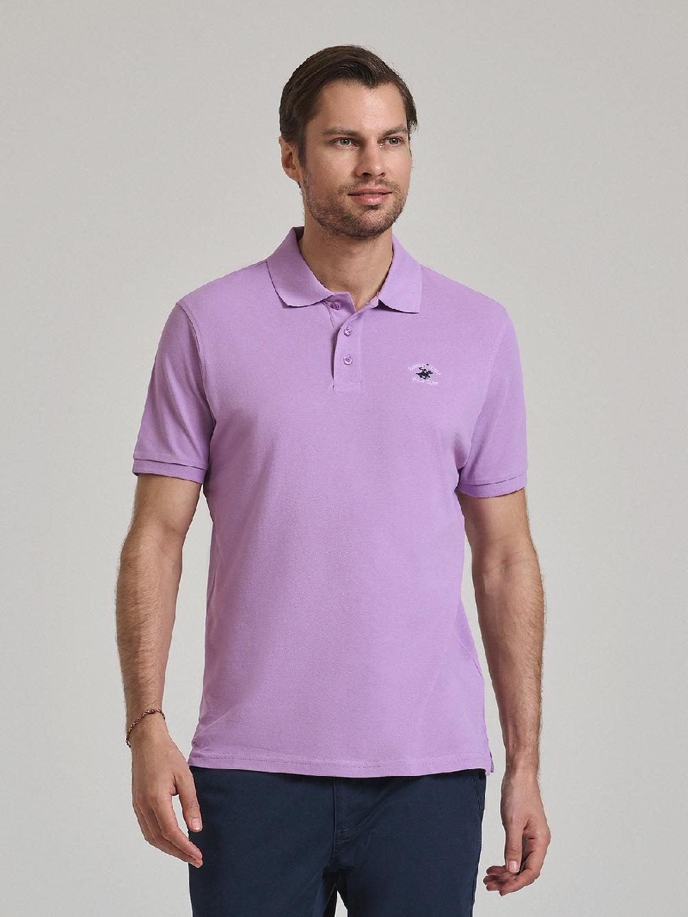 beverly hills polo club POLO PONY POLO SHIRT LILAC