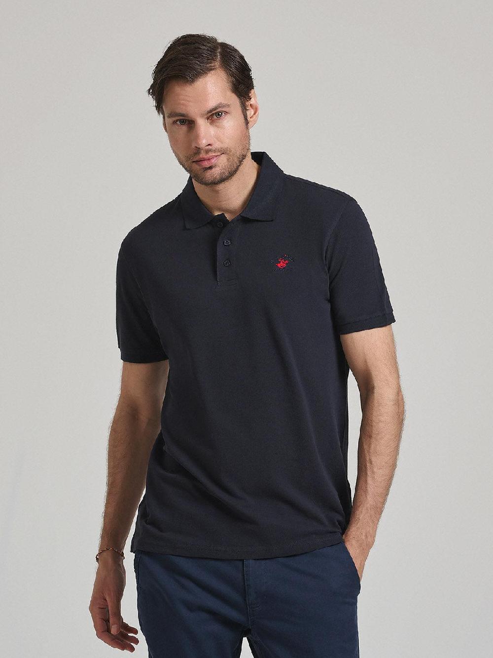 beverly hills polo club POLO PONY POLO SHIRT NAVY