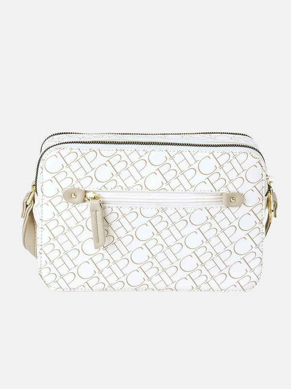 Beverly Hills Polo Club REPEAT SHOULDER BAG BEIGE