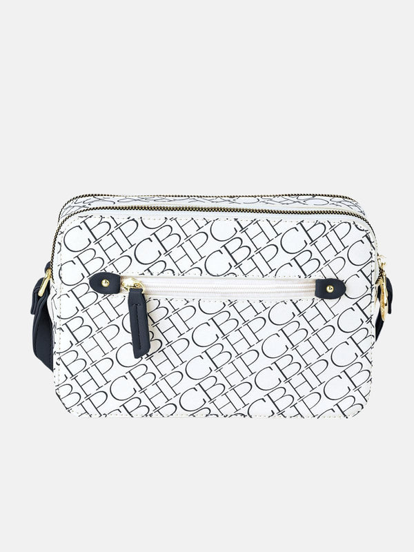 Beverly Hills Polo Club REPEAT SHOULDER BAG BLACK