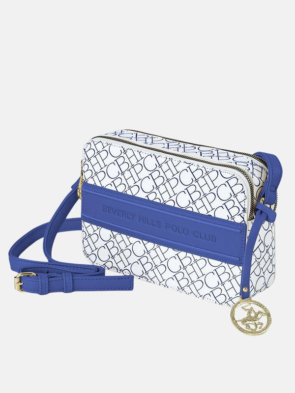 Beverly Hills Polo Club REPEAT SHOULDER BAG BLUE