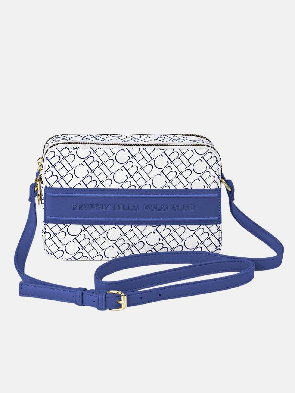 beverly hills polo club REPEAT SHOULDER BAG BLUE beverly hills polo club REPEAT SHOULDER BAG BLUE