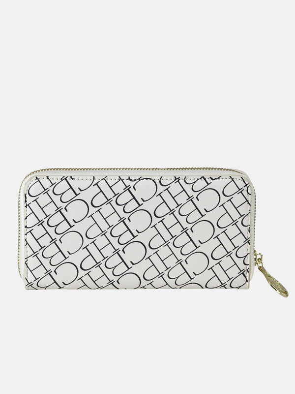 Beverly Hills Polo Club REPEAT ZIP PURSE BLACK