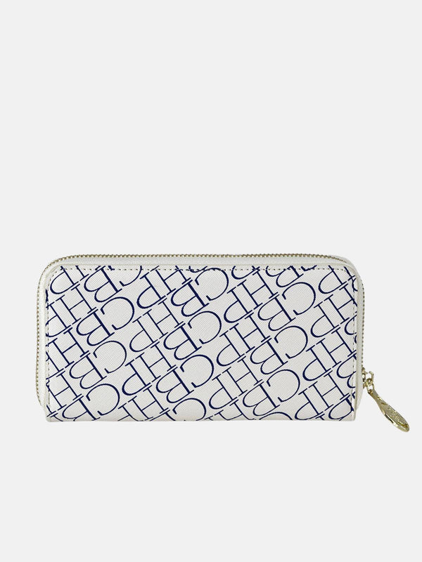Beverly Hills Polo Club REPEAT ZIP PURSE BLUE