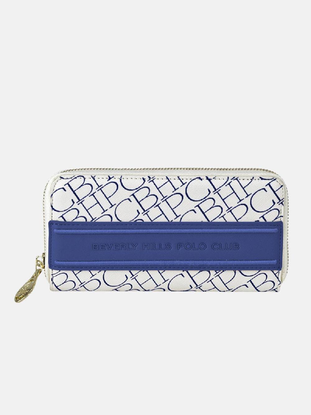 beverly hills polo club REPEAT ZIP PURSE BLUE