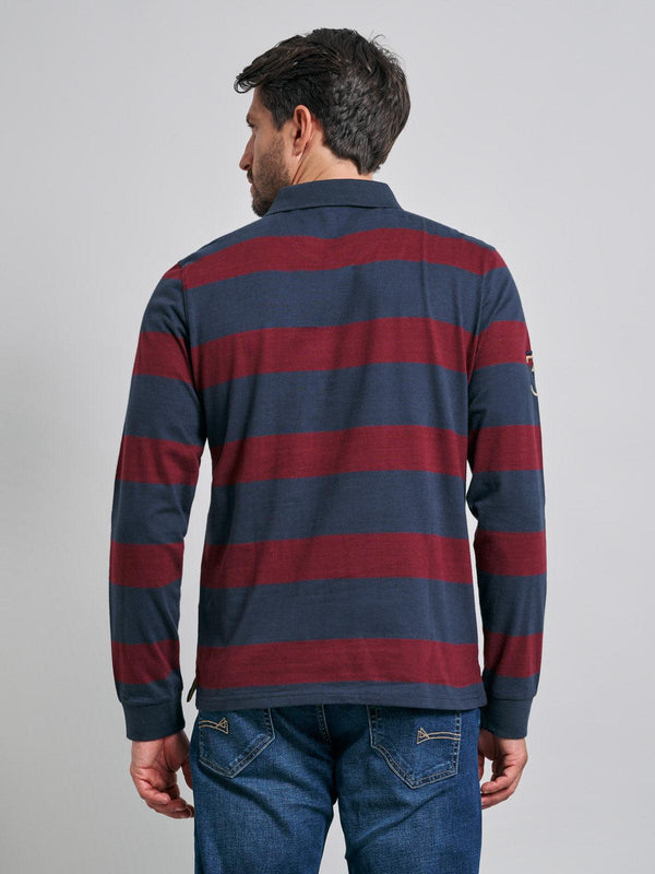 Beverly Hills Polo Club TEAM RUGBY SHIRT NAVY RED