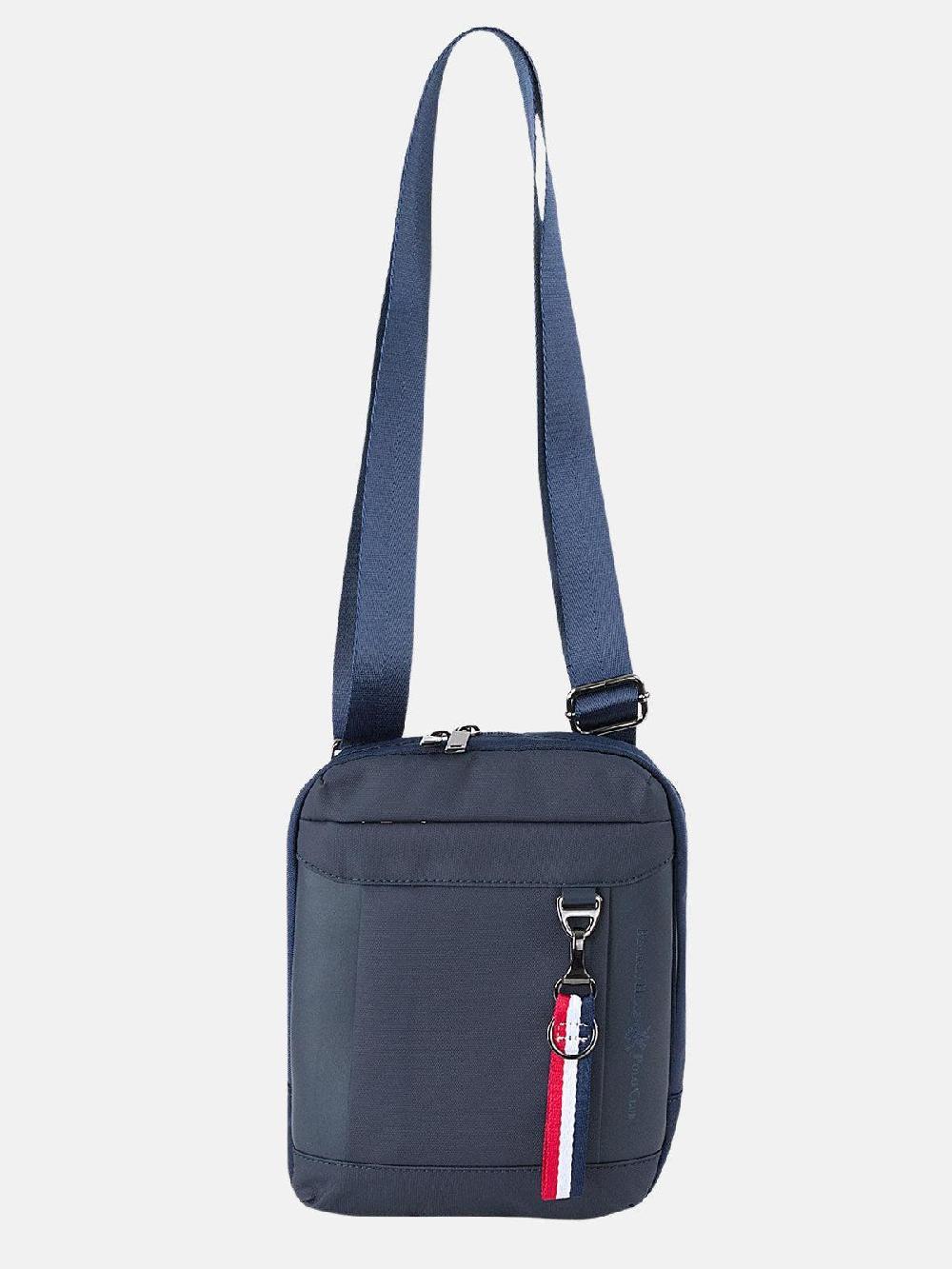 beverly hills polo club TRICOLOUR BODY BAG NAVY