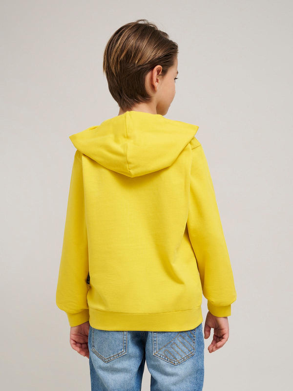 Beverly Hills Polo Club BLOCK LOGO HOODIE SUNBURST YELLOW